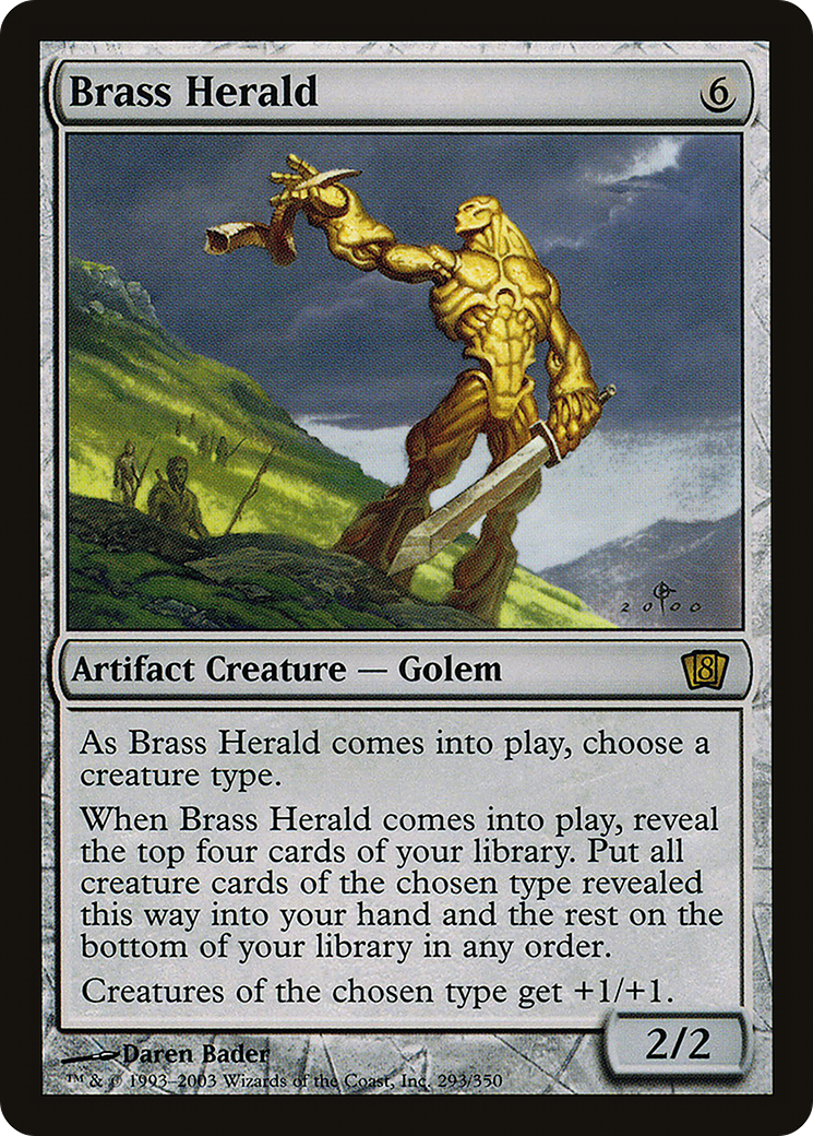 Brass Herald (8ED-293) - 8th Edition