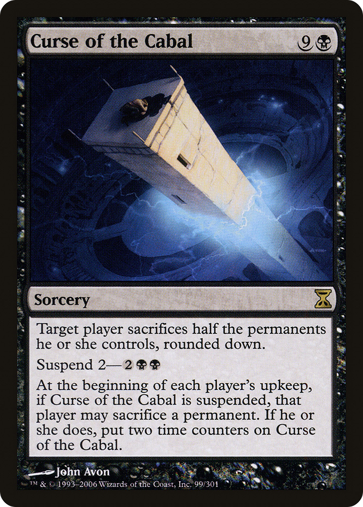 Curse of the Cabal (TSP-099) - Time Spiral Foil