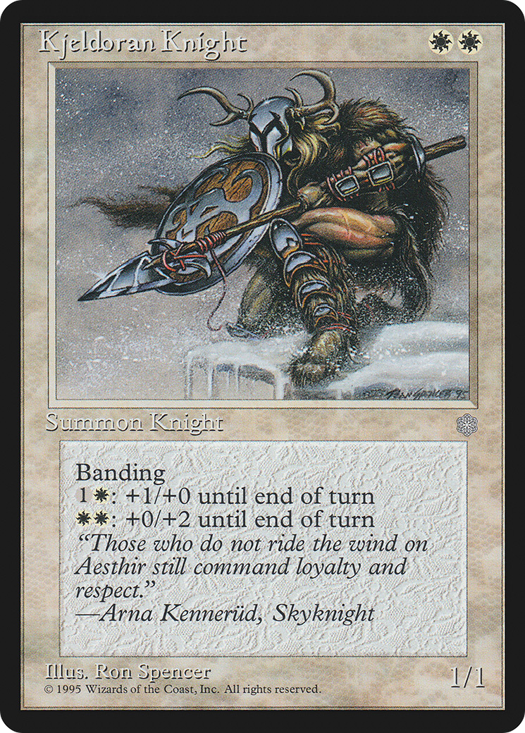Kjeldoran Knight (ICE-) - Ice Age