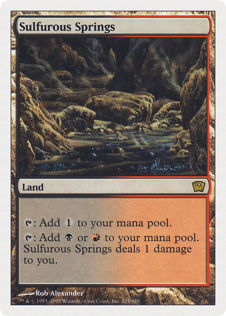 Sulfurous Springs (9ED-325) - 9th Edition