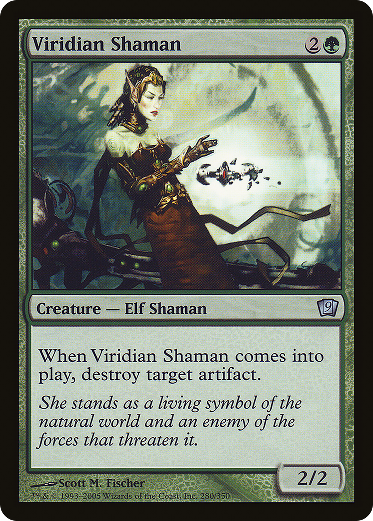 Viridian Shaman (9ED-280) - 9th Edition