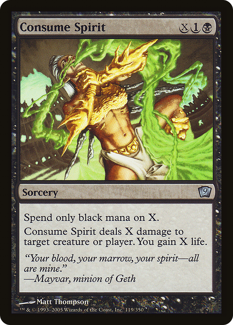 Consume Spirit (9ED-119) - 9th Edition