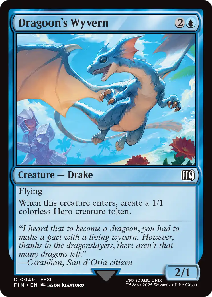 Dragoon's Wyvern (FIN-049) - FINAL FANTASY