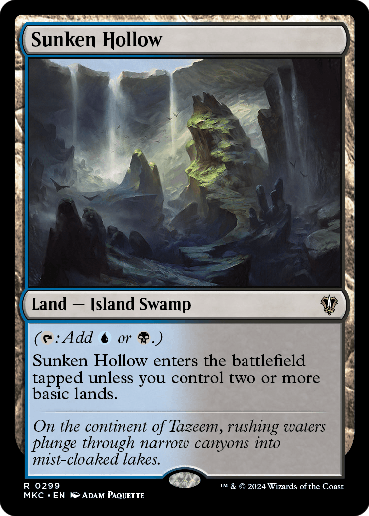 Sunken Hollow (MKC-299) - Murders at Karlov Manor Commander