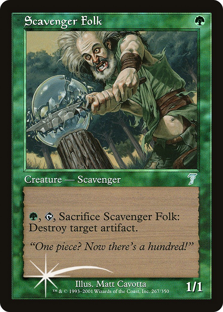 Scavenger Folk (7ED-267) - 7th Edition Foil