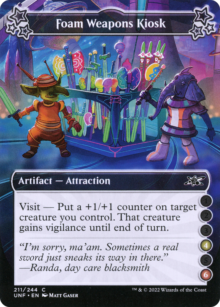 Foam Weapons Kiosk (4-6) (UNF-211) - Unfinity Foil