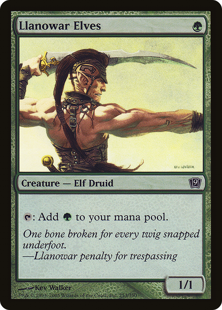 Llanowar Elves (9ED-253) - 9th Edition