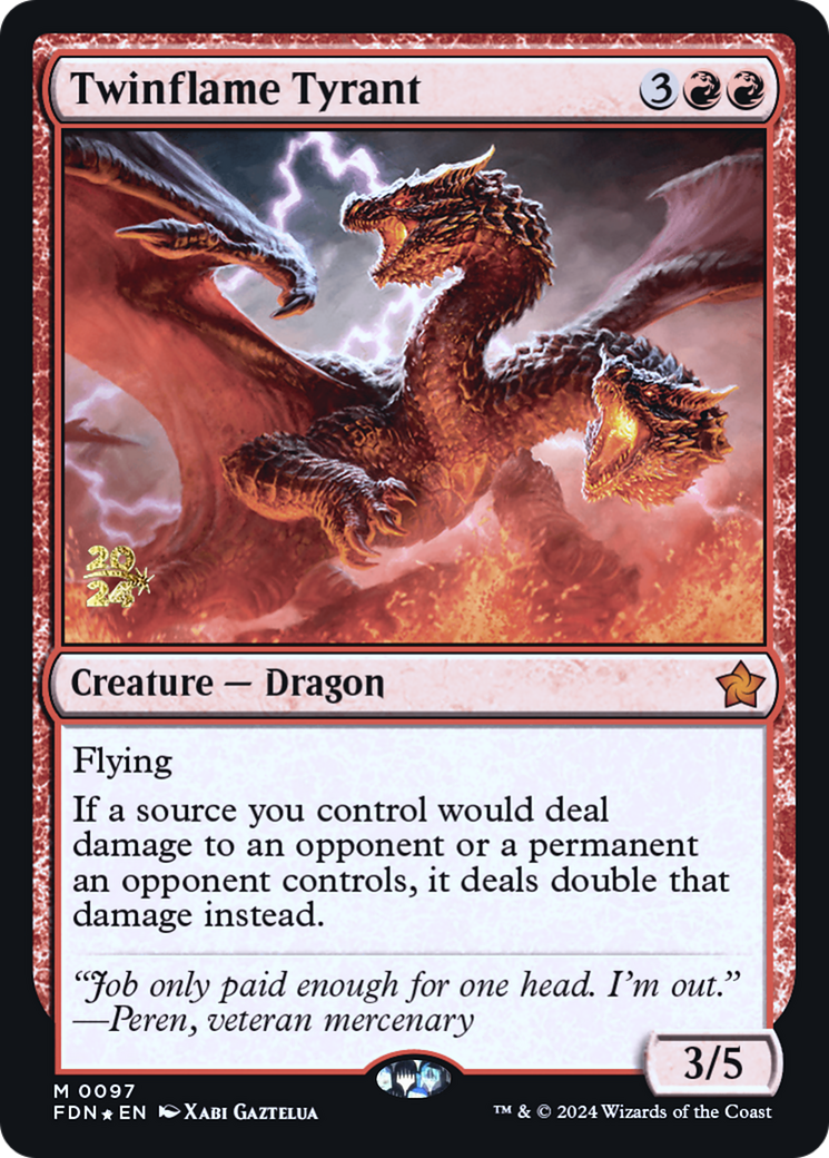 Twinflame Tyrant (PRE-097) - Foundations Promos Foil
