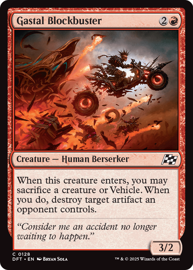 Gastal Blockbuster (DFT-128) - Aetherdrift Foil
