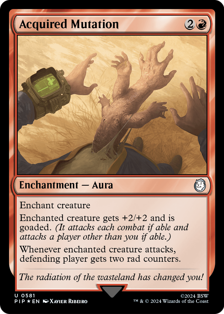 Acquired Mutation (Surge Foil) (PIP-581) - Fallout Foil
