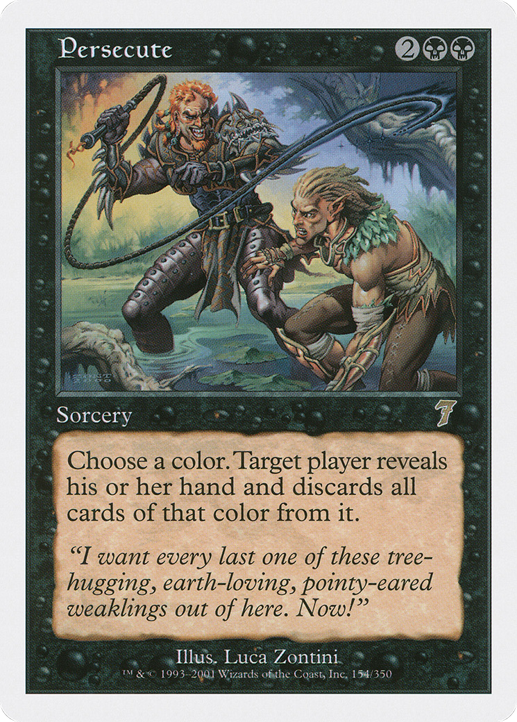 Persecute (7ED-154) - 7th Edition Foil