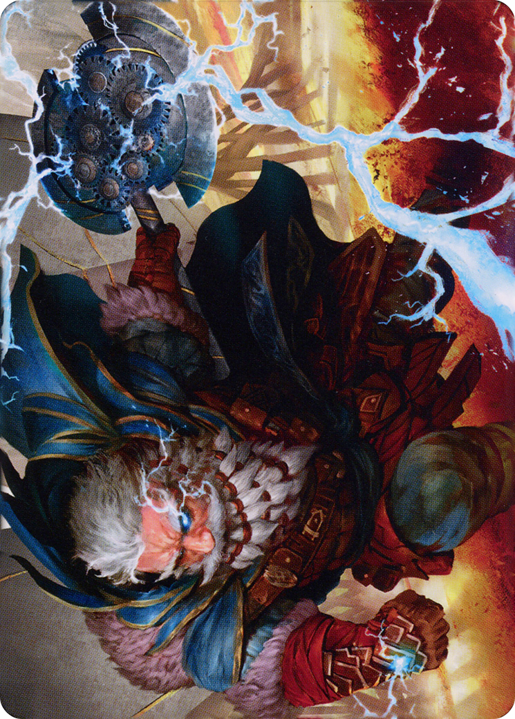 Electrostatic Infantry // Electrostatic Infantry (ADMU-030) - Dominaria United Art Series (Borderless)