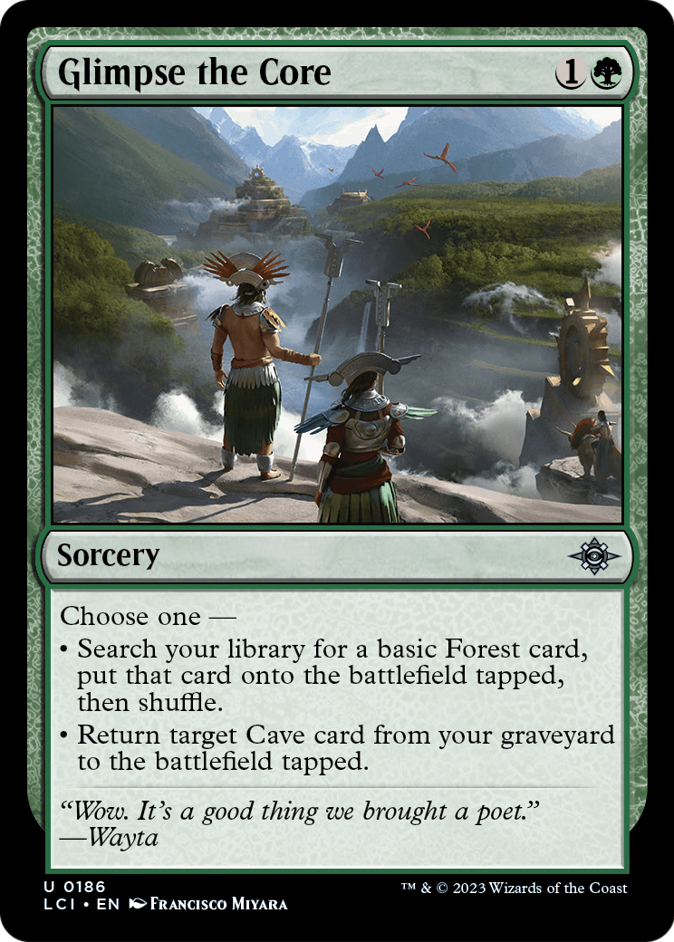 Glimpse the Core (LCI-186) - The Lost Caverns of Ixalan