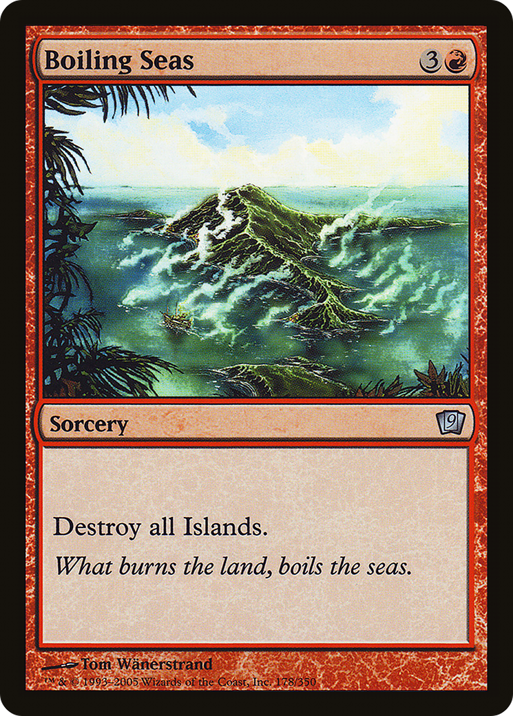 Boiling Seas (9ED-178) - 9th Edition Foil