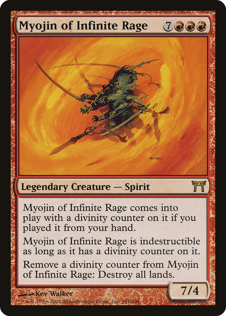 Myojin of Infinite Rage (CHK-181) - Champions of Kamigawa