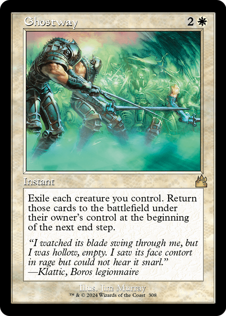 Ghostway (Retro Frame) (RVR-308) - Ravnica Remastered Foil