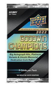 2022 Upper Deck Goodwin Champions Hobby Pack | Eastridge Sports Cards