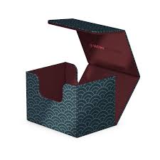 Ultimate Guard Deck Case Sidewinder 100+ - Shogun's Journey II (Dark Blue/Dark Red)