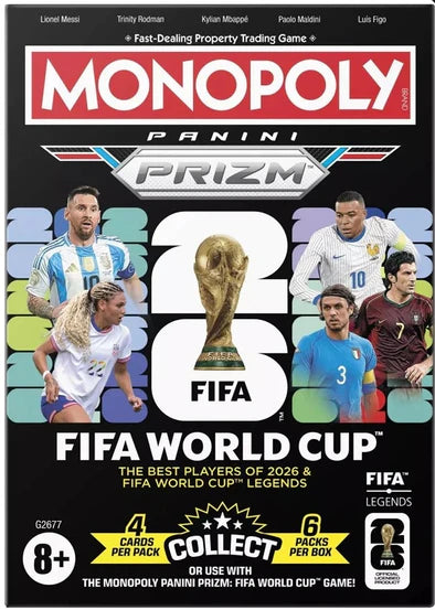 2026 Panini Prizm FIFA World Cup Monopoly Blaster Box