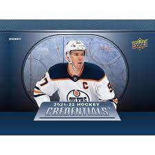 2021-22 Upper Deck Credentials Hockey 20 Box Hobby Case