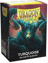 Dragon Shield Matte Card Sleeves 100ct - Turquoise | Eastridge Sports Cards