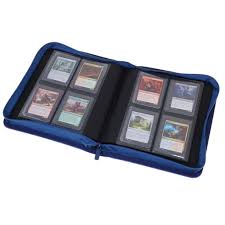 BCW Toploader Z-Folio 4-pocket Zip Album - Blue | Eastridge Sports Cards