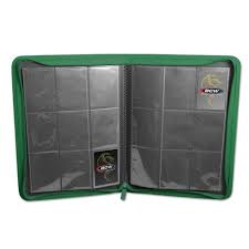 BCW Toploader Z-Folio 9-Pocket Zip Album - Green