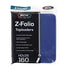 BCW Toploader Z-Folio 4-pocket Zip Album - Blue