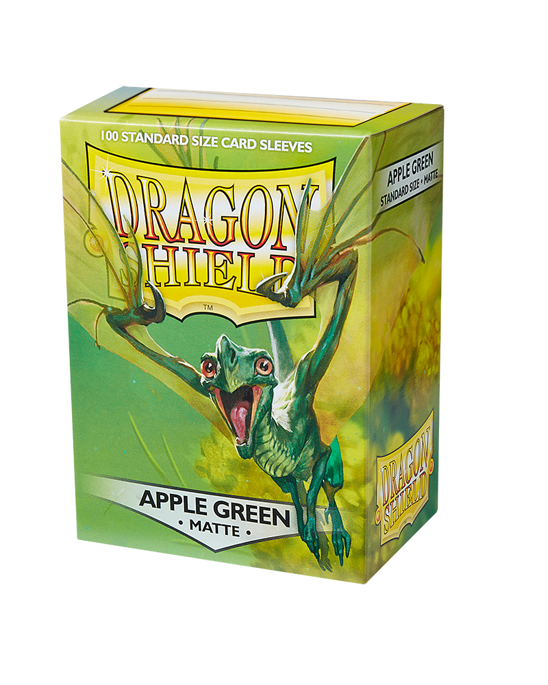 Dragon Shield Matte Card Sleeves 100ct - Apple Green