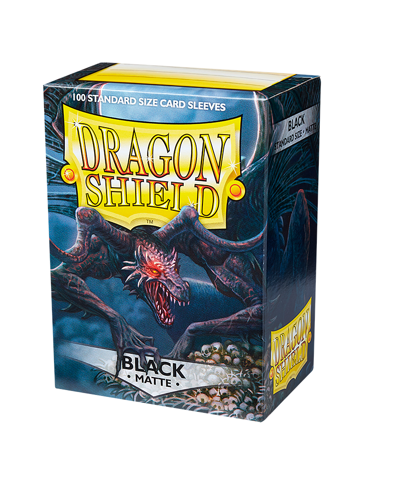 Dragon Shield Matte Card Sleeves 100ct - Black | Eastridge Sports Cards
