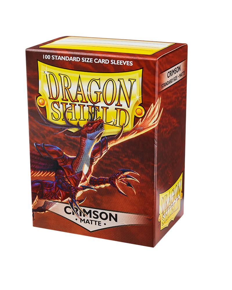 Dragon Shield Matte Card Sleeves 100ct - Crimson | Eastridge Sports Cards