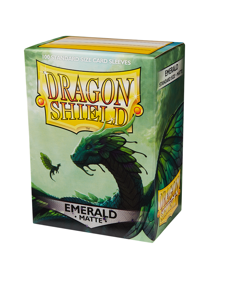 Dragon Shield Matte Card Sleeves 100ct - Emerald | Eastridge Sports Cards
