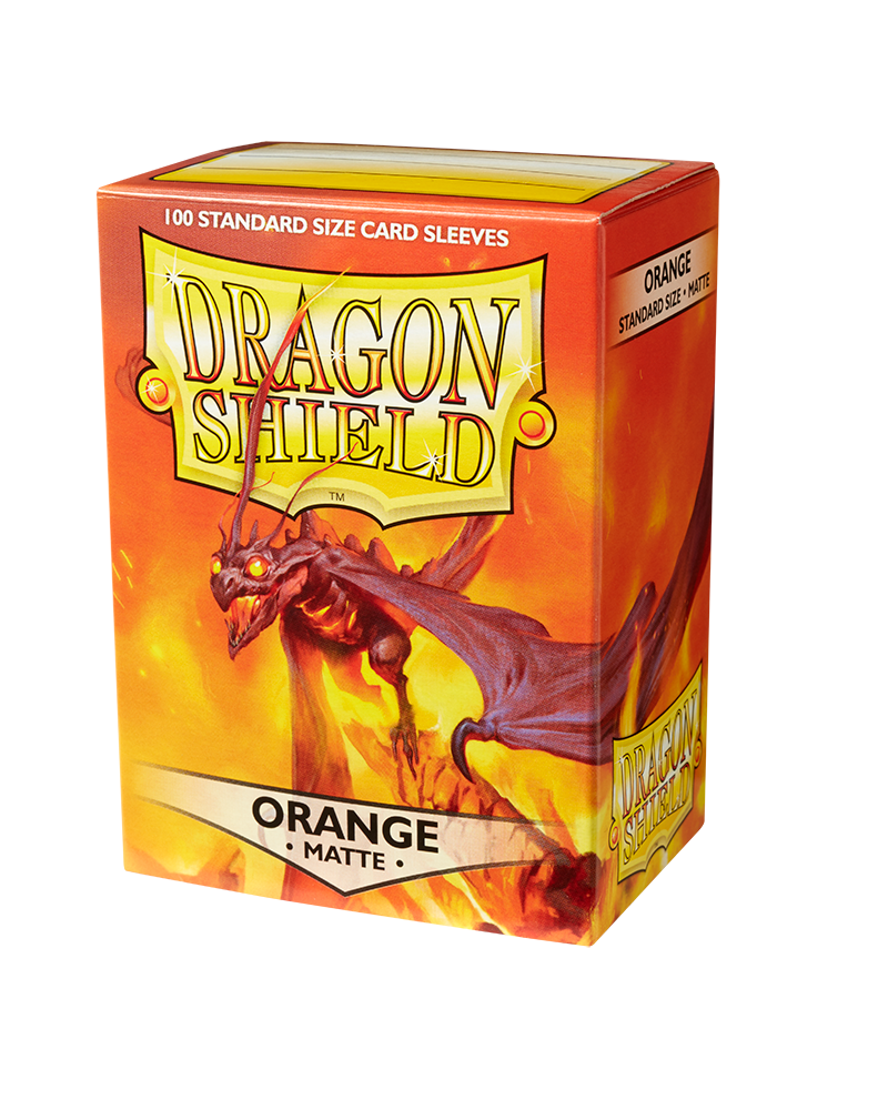 Dragon Shield Matte Card Sleeves 100ct - Orange