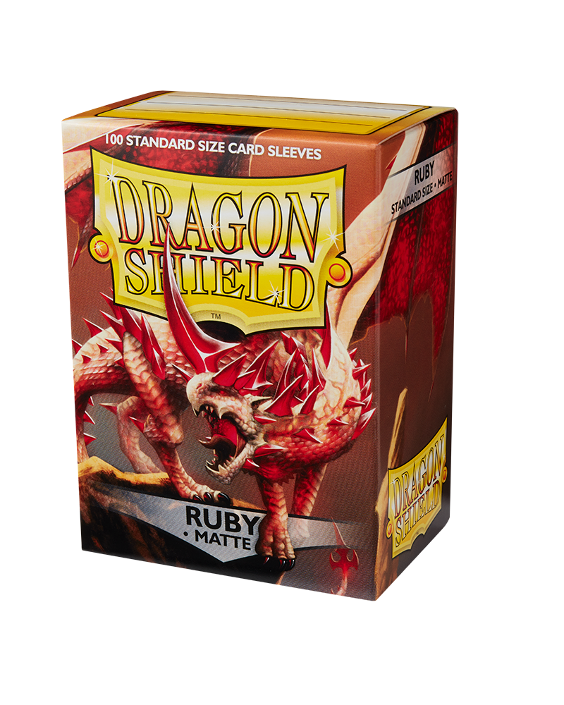 Dragon Shield Matte Card Sleeves 100ct - Ruby | Eastridge Sports Cards