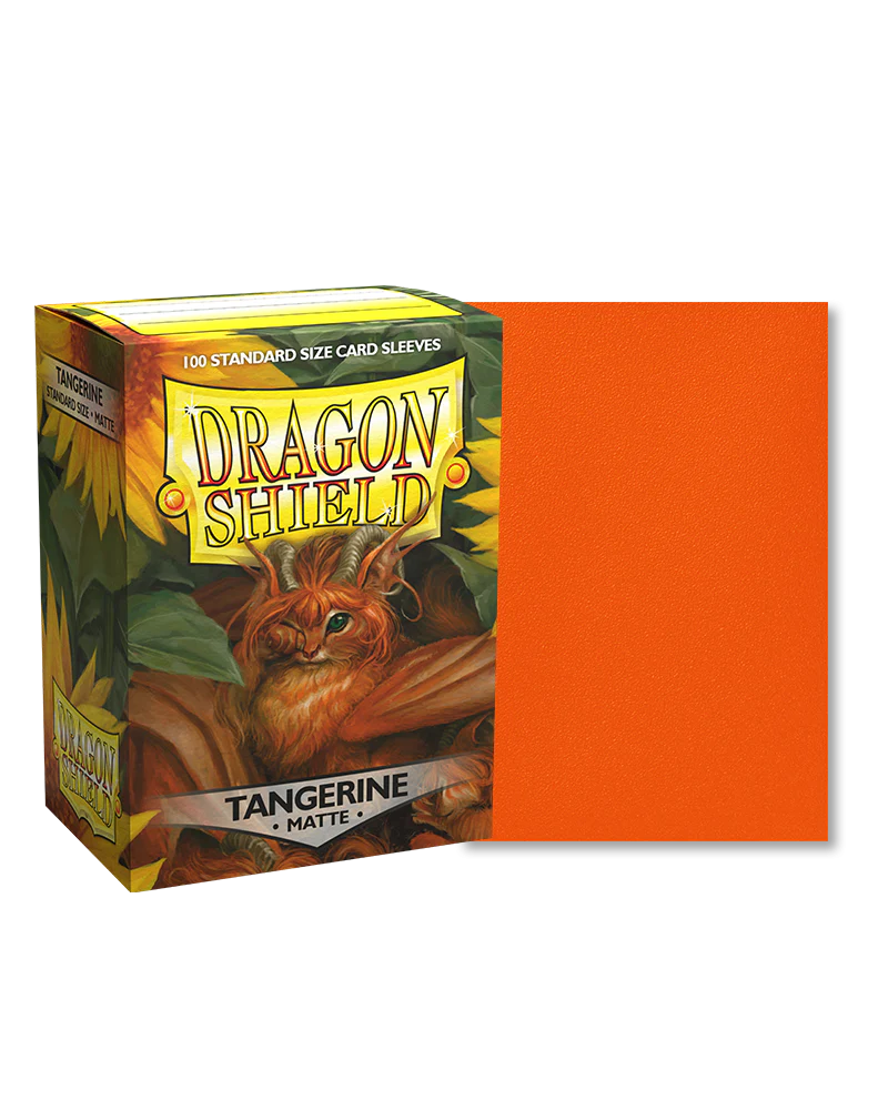 Dragon Shield Matte Card Sleeves 100ct - Tangerine
