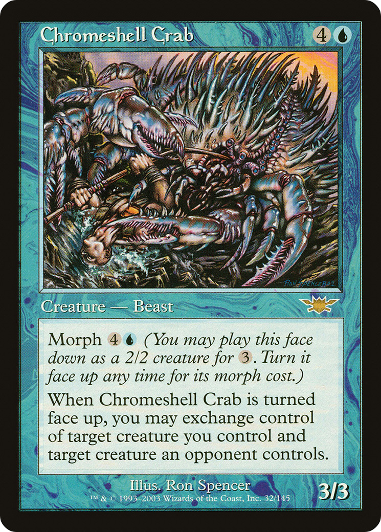 Chromeshell Crab (LGN-032) - Legions