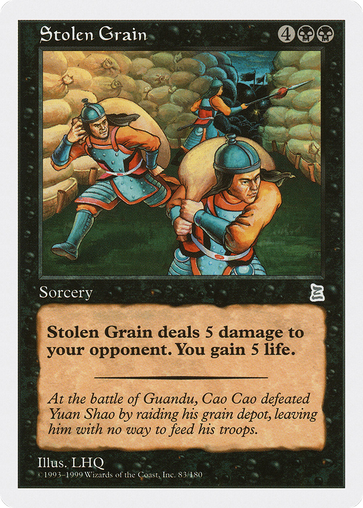 Stolen Grain (PTK-083) - Portal Three Kingdoms