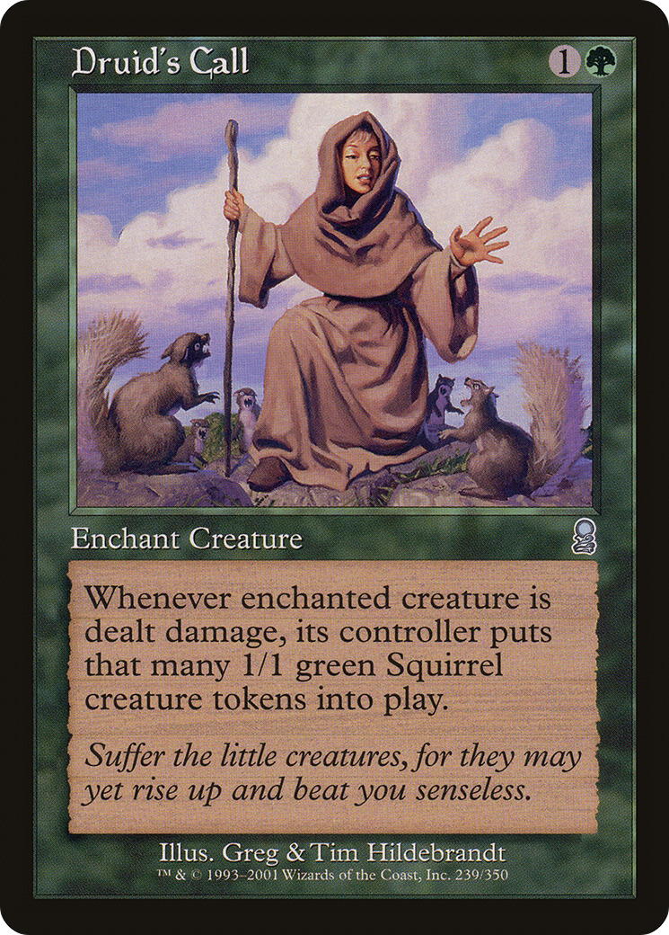 Druid's Call (ODY-239) - Odyssey Foil