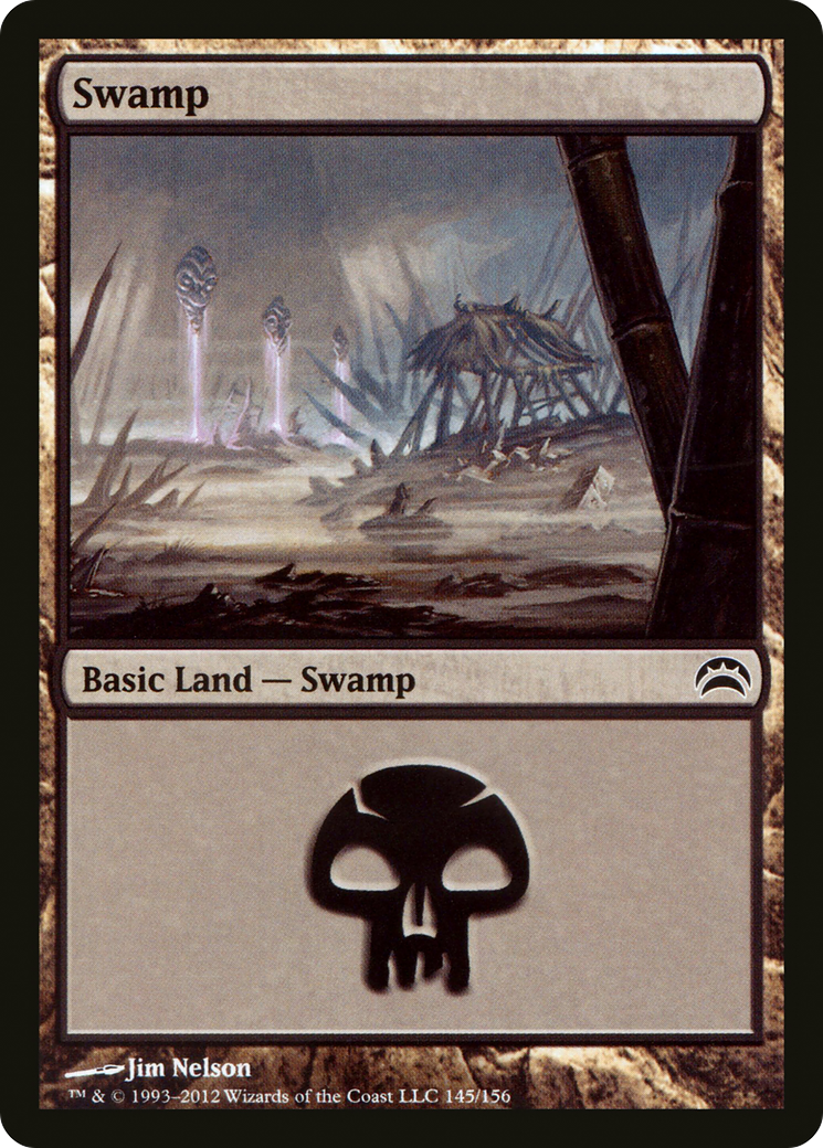 Swamp (145) (PC2-145) - Planechase 2012 Foil
