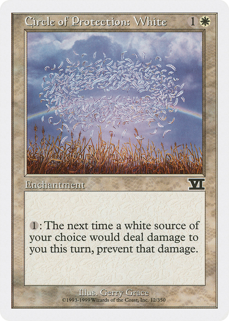 Circle of Protection: White (6ED-012) - Classic Sixth Edition