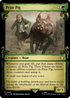 Prize Pig (Showcase Scrolls) (LTC-445) - Tales of Middle-earth Commander: (Showcase) Foil