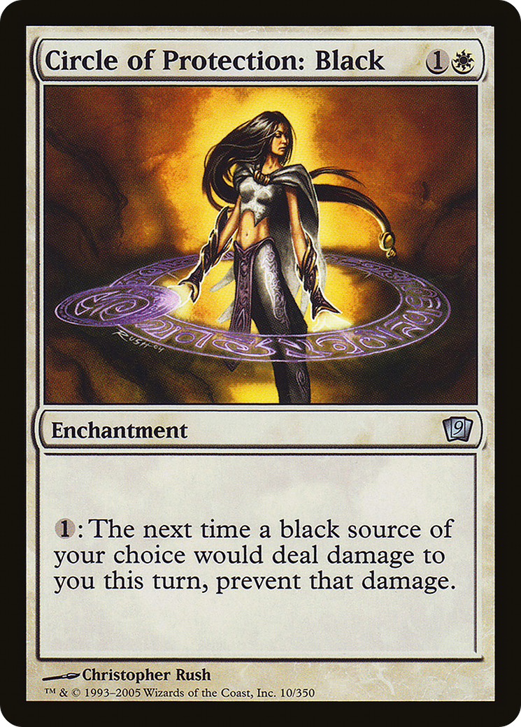 Circle of Protection: Black (9ED-010) - 9th Edition
