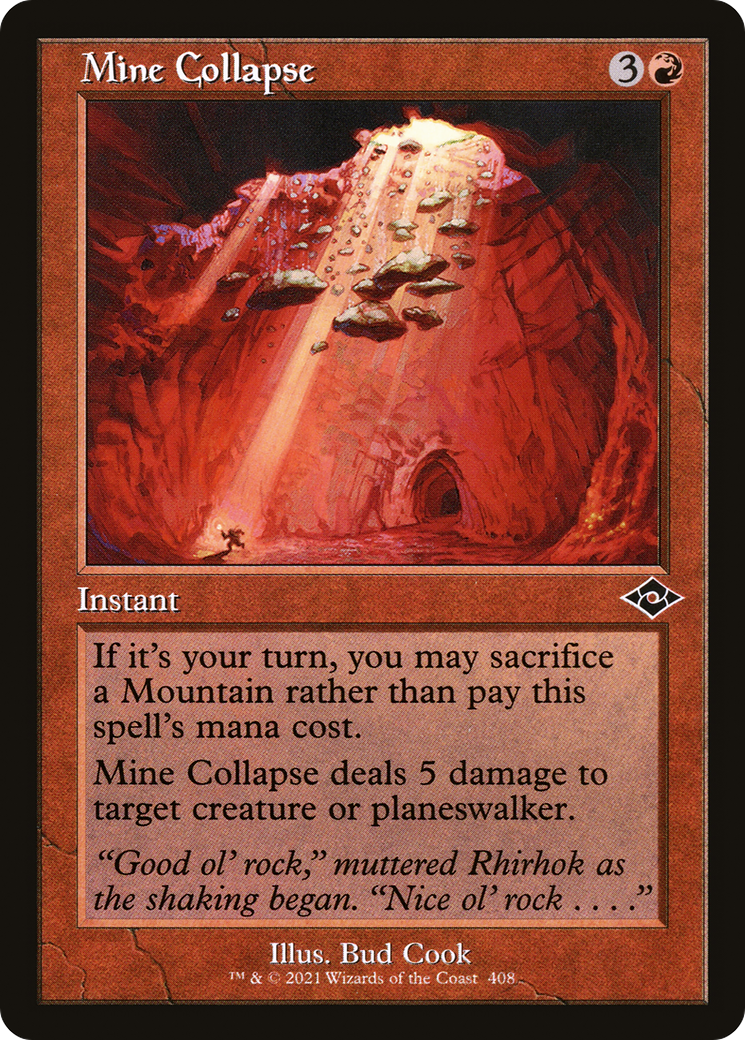 Mine Collapse (Retro Frame) (MH2-408) - Modern Horizons 2