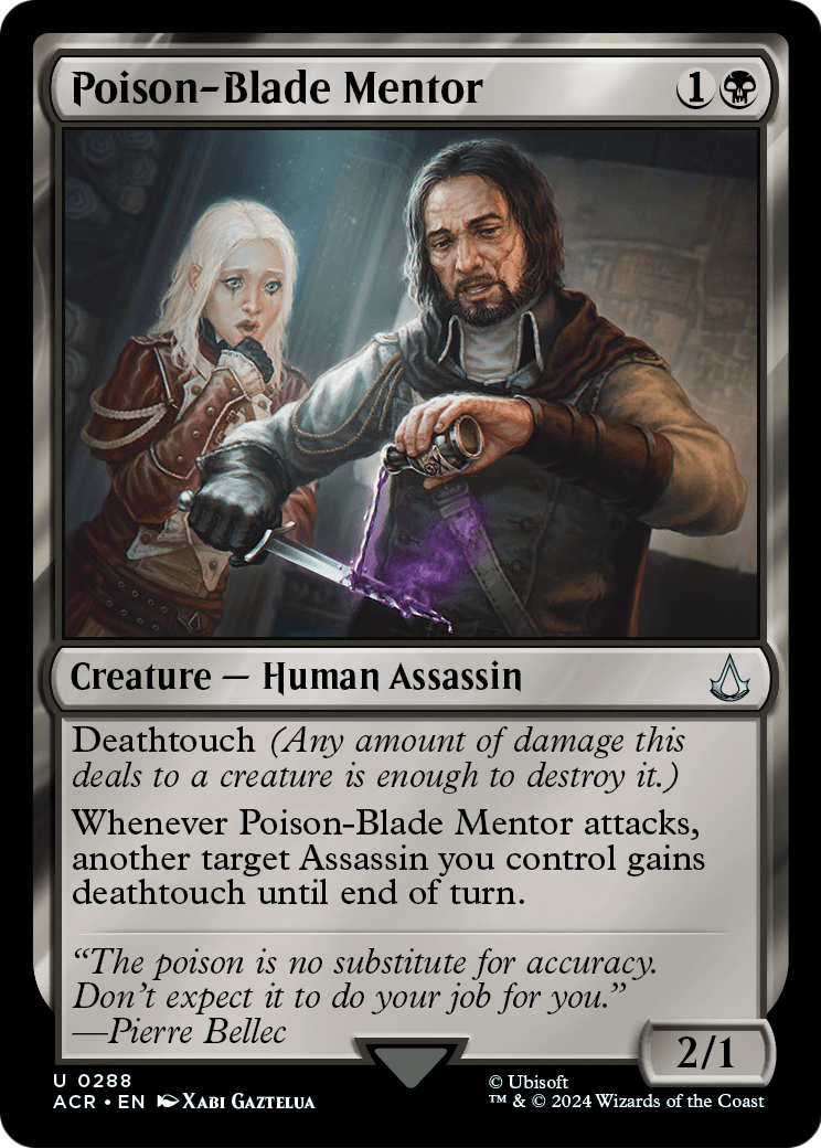 Poison-Blade Mentor (ACR-288) - Assassin's Creed