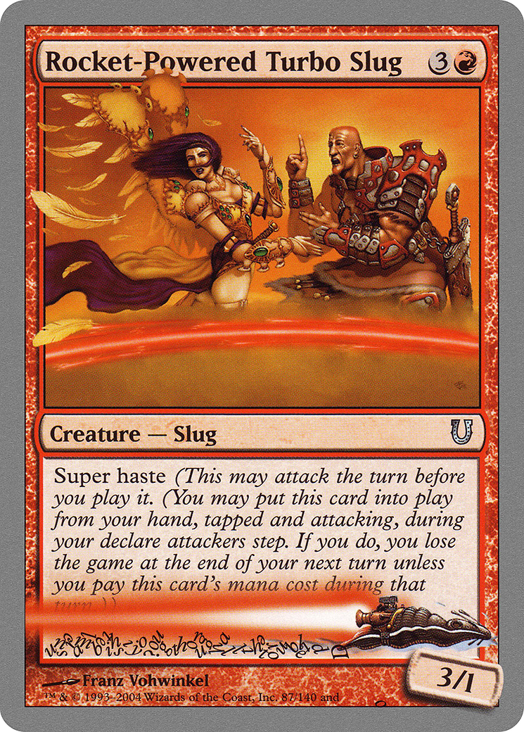 Rocket-Powered Turbo Slug (UNH-087) - Unhinged Foil