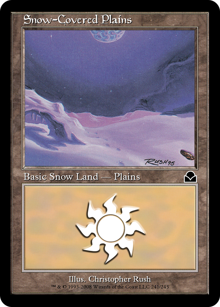 Snow-Covered Plains (ME2-241) - Masters Edition II Foil