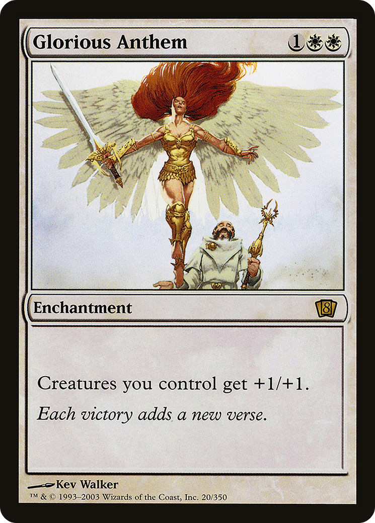 Glorious Anthem (8ED-020) - 8th Edition Foil