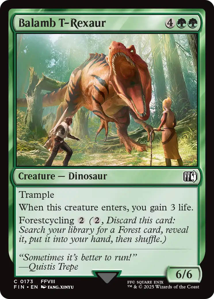 Balamb T-Rexaur (FIN-173) - FINAL FANTASY