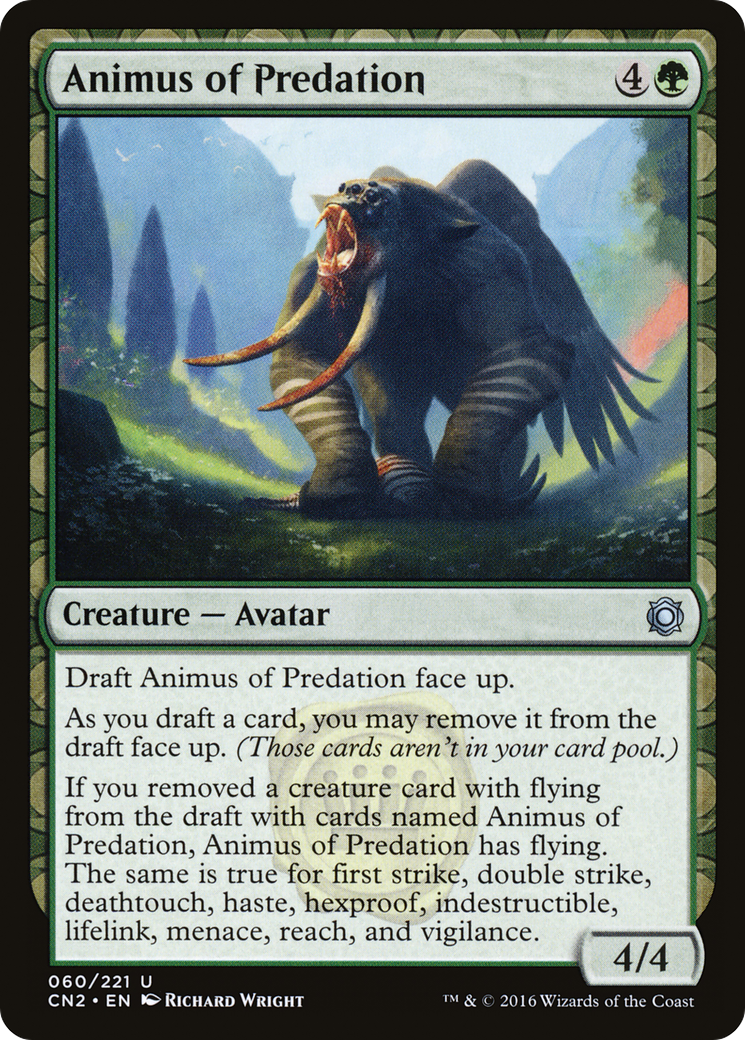 Animus of Predation (CN2-060) - Conspiracy: Take the Crown: (draft) Foil