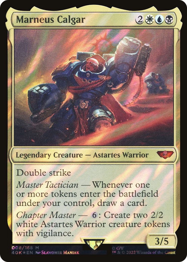 Marneus Calgar (Surge Foil) (40K-008) - Warhammer 40,000 Commander Foil
